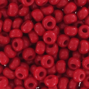 Preciosa Perles rocailles 9/0 2.5 mm - Opaque Rouge x20g