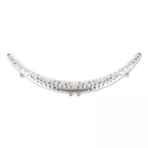 Intercalaire torque 155x14 mm Placage Argent fin vieilli