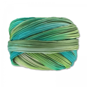 Ruban de soie Shibori Deepsea Mermaid x10cm