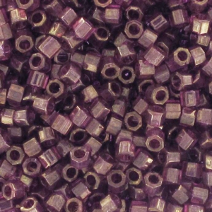 Miyuki Delica 11/0 Hex Cut DBC0108 - Cinnamon Gold Luster x8g