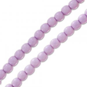 Perles en verre tchèque rondes Shiny 2 mm Lilac x150