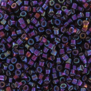 Miyuki Delica 11/0 DB1694 - Silver Lined Glazed Dark Cranberry AB x8g