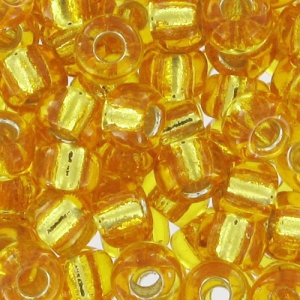 Rocaille Miyuki 8/0 4 - Dark Topaz Silverline x8g