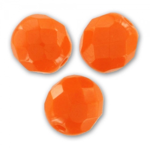 Facettes 8 mm Mandarine x20