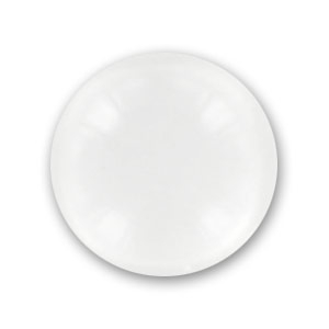 Cabochon loupe en verre  10 mm Crystal x1