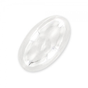 Perles olive 10x6 mm en Argent 925 x4