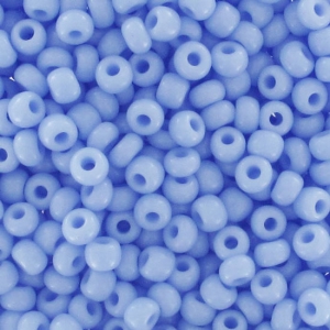 Preciosa Perles rocailles 11/0 2 mm - Bleu Pastel Opaque x20g