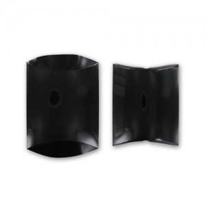 Berlingot en carton  7x7,5x2,3 cm Noir x1