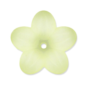 Fleur 20 mm Vert clair Frosted