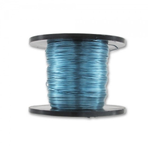 Fil de cuivre 0.30 mm Bleu Clair x 70 m