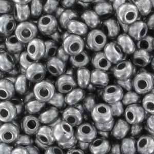 Preciosa Perles rocailles 11/0 2 mm - Argenté x20g