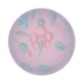 Cabochon fleuri 18 mm Rose