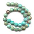 Perle ronde imitation Turquoise 16 mm x1