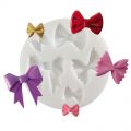 Mini moule silicone pour pâte polymère et pâte de métal Noeuds