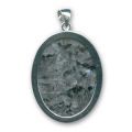 Pendentif cabochon ovale 40x30 mm Indian Agate