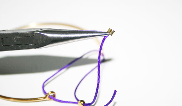 Bracelet jonc 2 anneaux : Etape 4 Bracelet jonc 2 anneaux : Etape 4