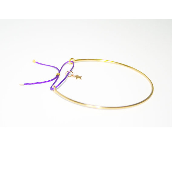 Bracelet jonc 2 anneaux