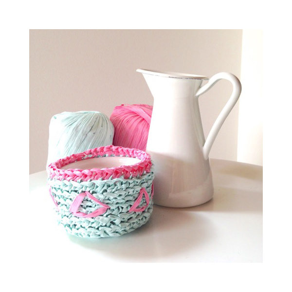 Cache pot en crochet Creative paper