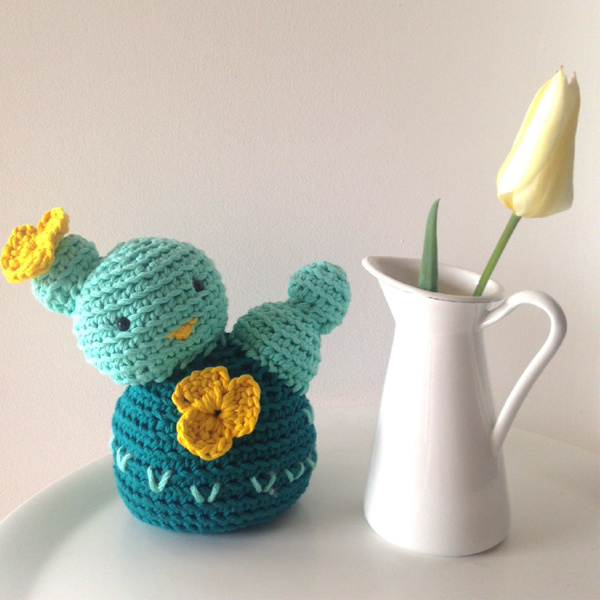 Cactus Amigurumi en crochet Laine Natura XL