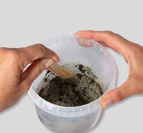 Réaliser un bol DIY en béton créatif et peinture acrylique : Etape 2