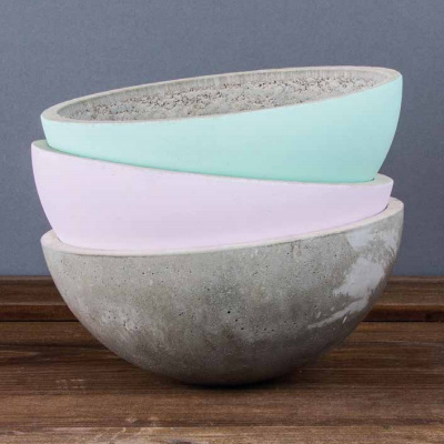 Réaliser un bol DIY en béton créatif et peinture acrylique