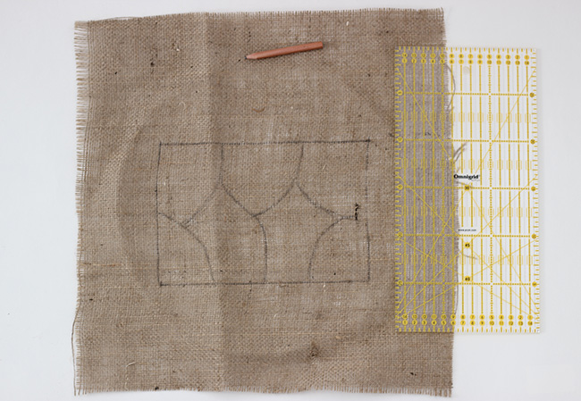 DIY Broder une pochette en punch needle avec de la laine Fashion Star : Etape 2