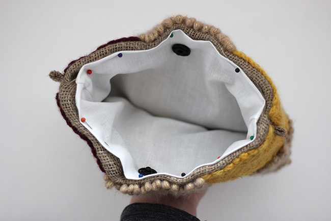 DIY Broder une pochette en punch needle avec de la laine Fashion Star : Etape 18