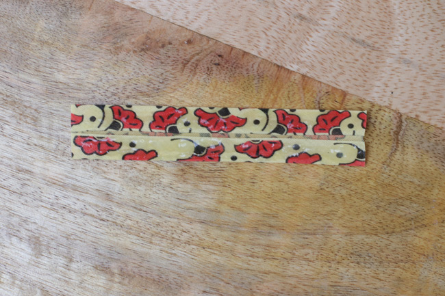 Tutoriel facile bague large Wax africain fleurs de mariage : Etape 3