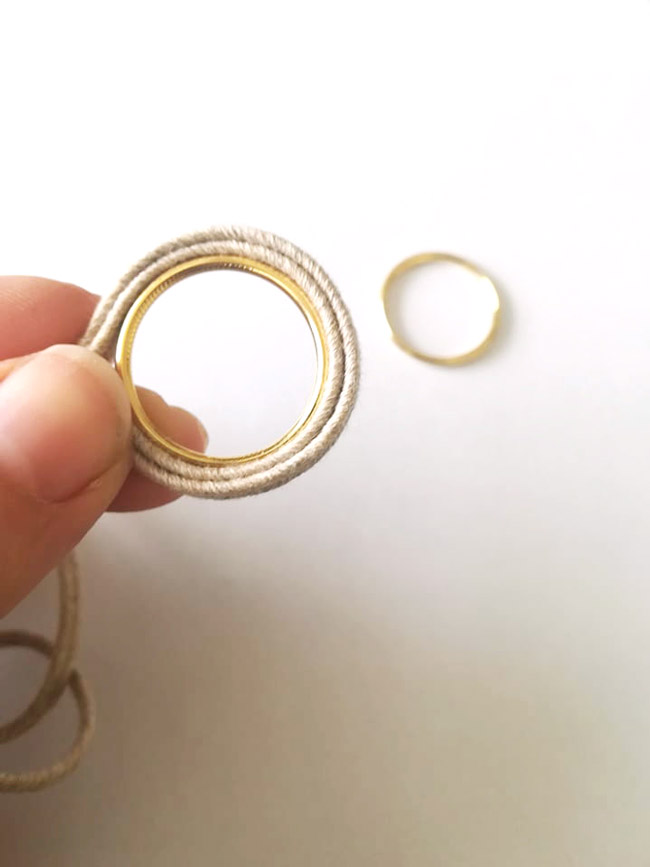 Boucles d'oreilles en soutache avec du tissu organza et PureCrystal : Etape 2