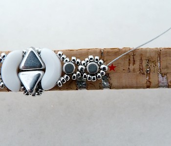 Bracelet Lucie en liège, Khéops®, Arcos® et Minos® de Puca : Etape 24