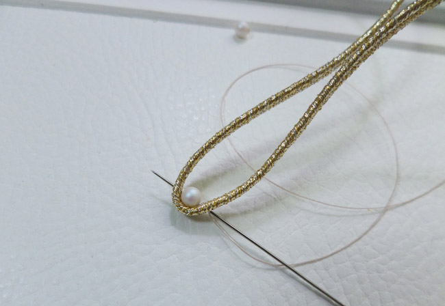 DIY Bracelet en soutache ajouré de perles PureCrystal : Etape 18