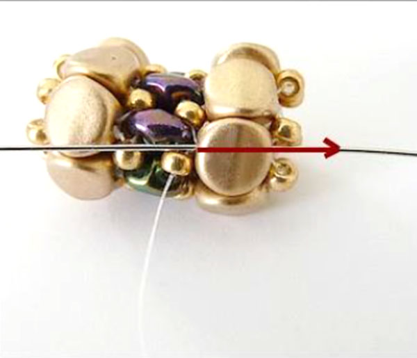 Collier « Idyle » © par PUCA® : Etape 18