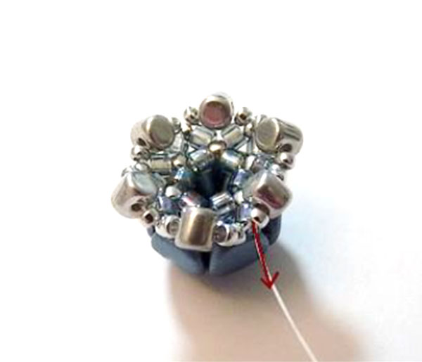 Collier Perle « Ilona » © par PUCA® : Etape 13