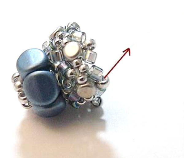 Collier Perle « Ilona » © par PUCA® : Etape 16