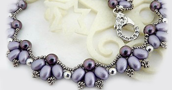 Collier Suzie en perles en verre Samos® par Puca®