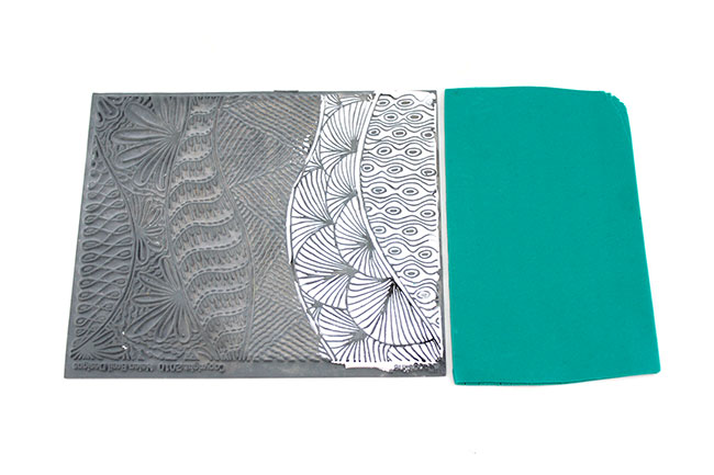 Boucles d'oreilles tropicales texturées : Etape 2