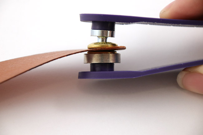 Bracelet tressé Fimo cuir : Etape 9