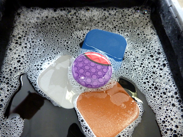 Collier ethnique en pâte polymère avec la technique du Mica Shift : Etape 12