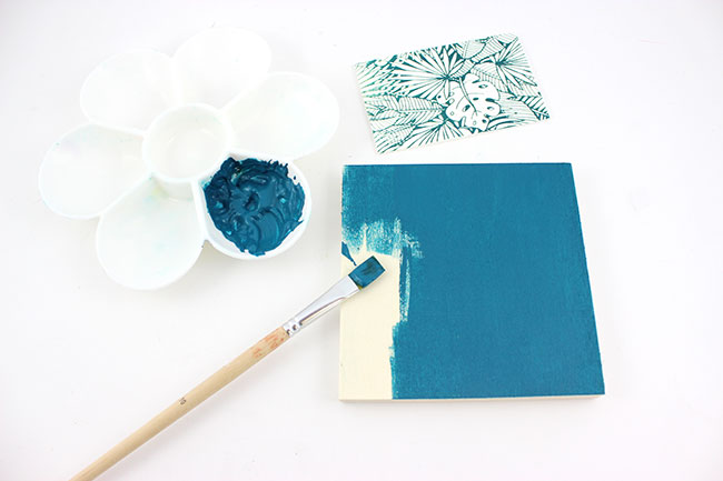 porte bijoux polym&egrave;re peinture du bois