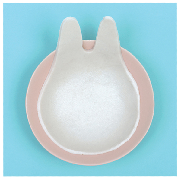 Coupelle lapin DIY en pâte de modelage sans cuisson Wepam - étape 3 Coupelle lapin DIY en pâte de modelage sans cuisson Wepam - étape 3