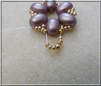 DIY Bijou Pendentif Collier Sasha perles Samos® par Puca® : Etape 7