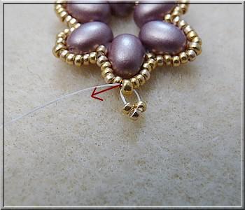 DIY Bijou Pendentif Collier Sasha perles Samos® par Puca® : Etape 8