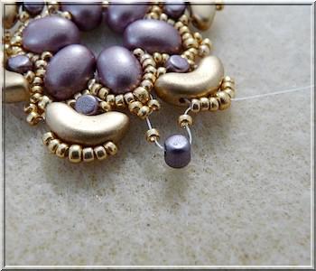 DIY Bijou Pendentif Collier Sasha perles Samos® par Puca® : Etape 14