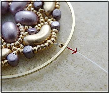 DIY Bijou Pendentif Collier Sasha perles Samos® par Puca® : Etape 17