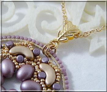 DIY Bijou Pendentif Collier Sasha perles Samos® par Puca® : Etape 24