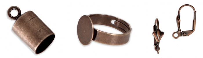 finition cuivr&eacute;e vieillie