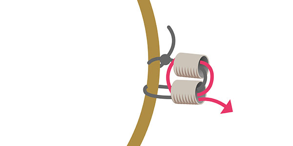 Boucles d'oreilles tissées Miyuki Delicas et Star Beads : Etape 2