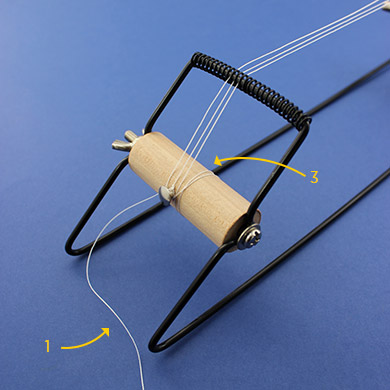 Bracelet tissé Miyuki avec nœud coulissant : Etape 2