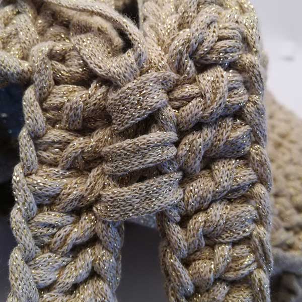 Sac rond DIY au crochet avec du fil trapilho : Etape 8 Sac rond DIY au crochet avec du fil trapilho : Etape 8