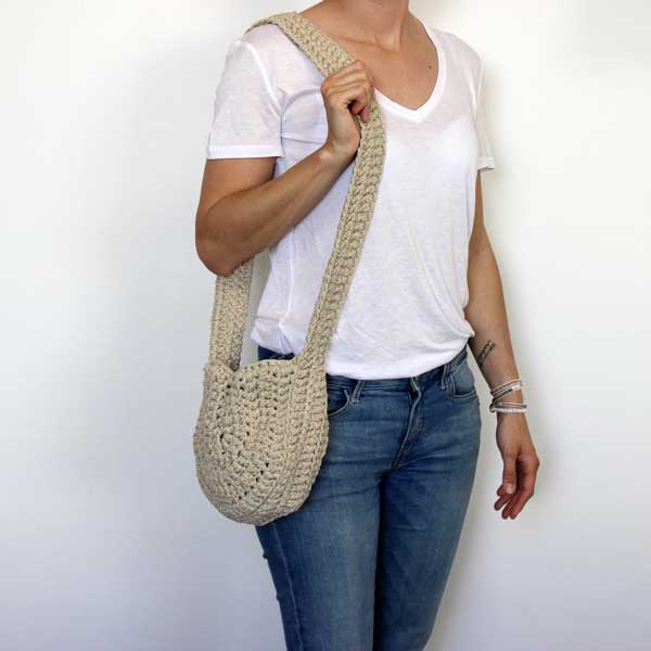 Schéma Sac rond DIY au crochet avec du fil trapilho Schéma Sac rond DIY au crochet avec du fil trapilho